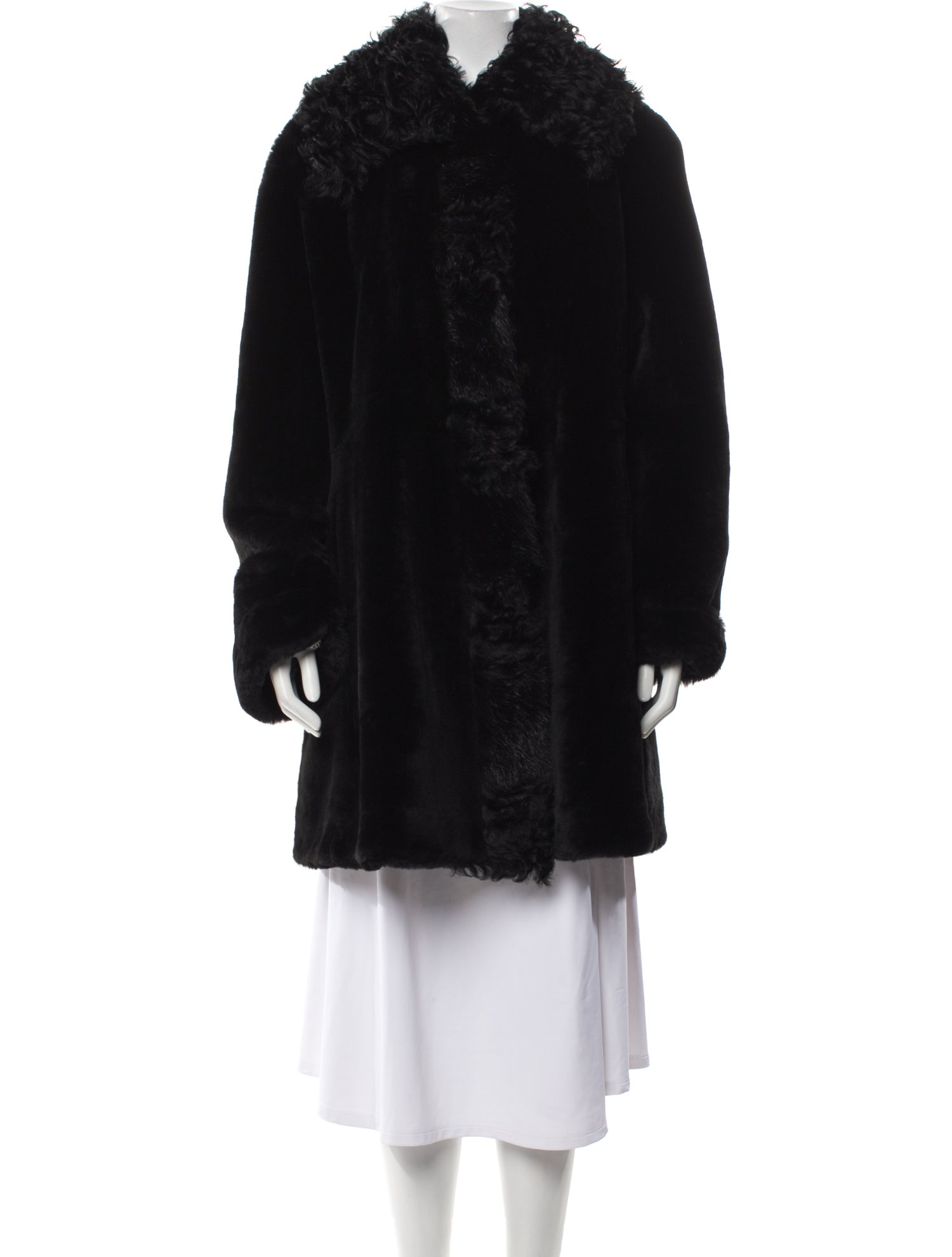 Wolfie Fur Lamb Fur Fur Coat w/ Tags