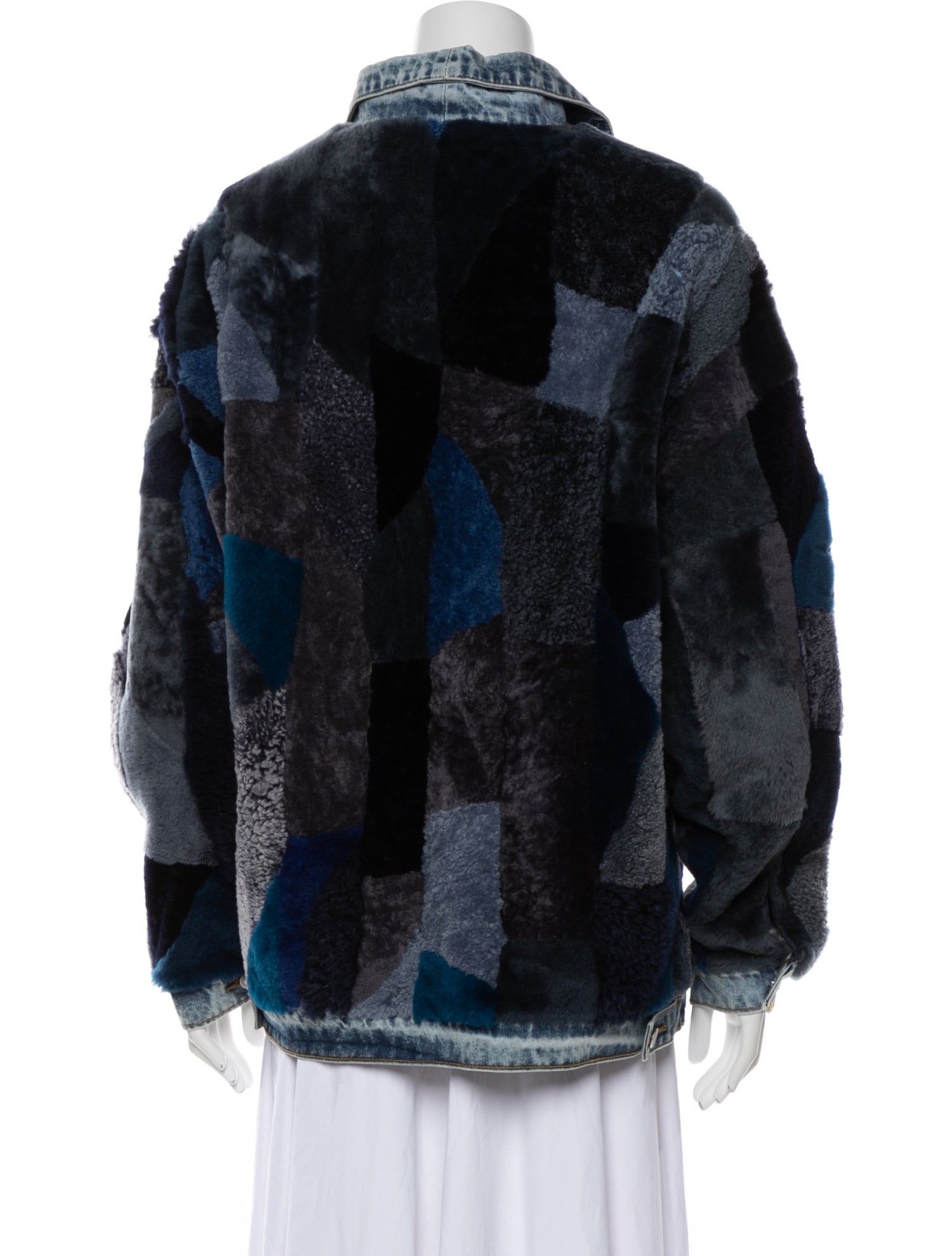 Wolfie Fur Shearling Printed Fur Jacket