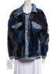 Wolfie Fur Shearling Printed Fur Jacket