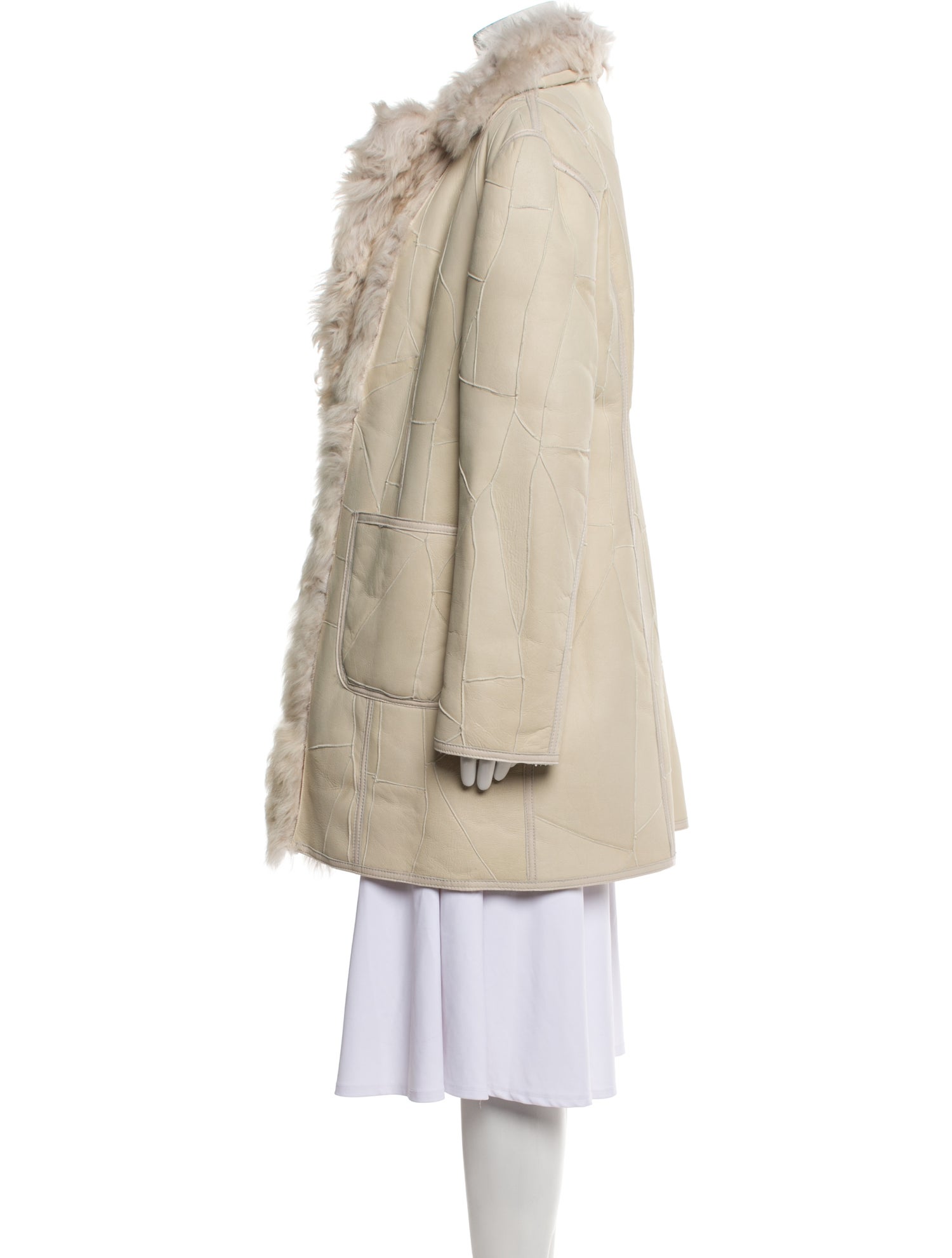 Wolfie Fur Shearling Fur Coat