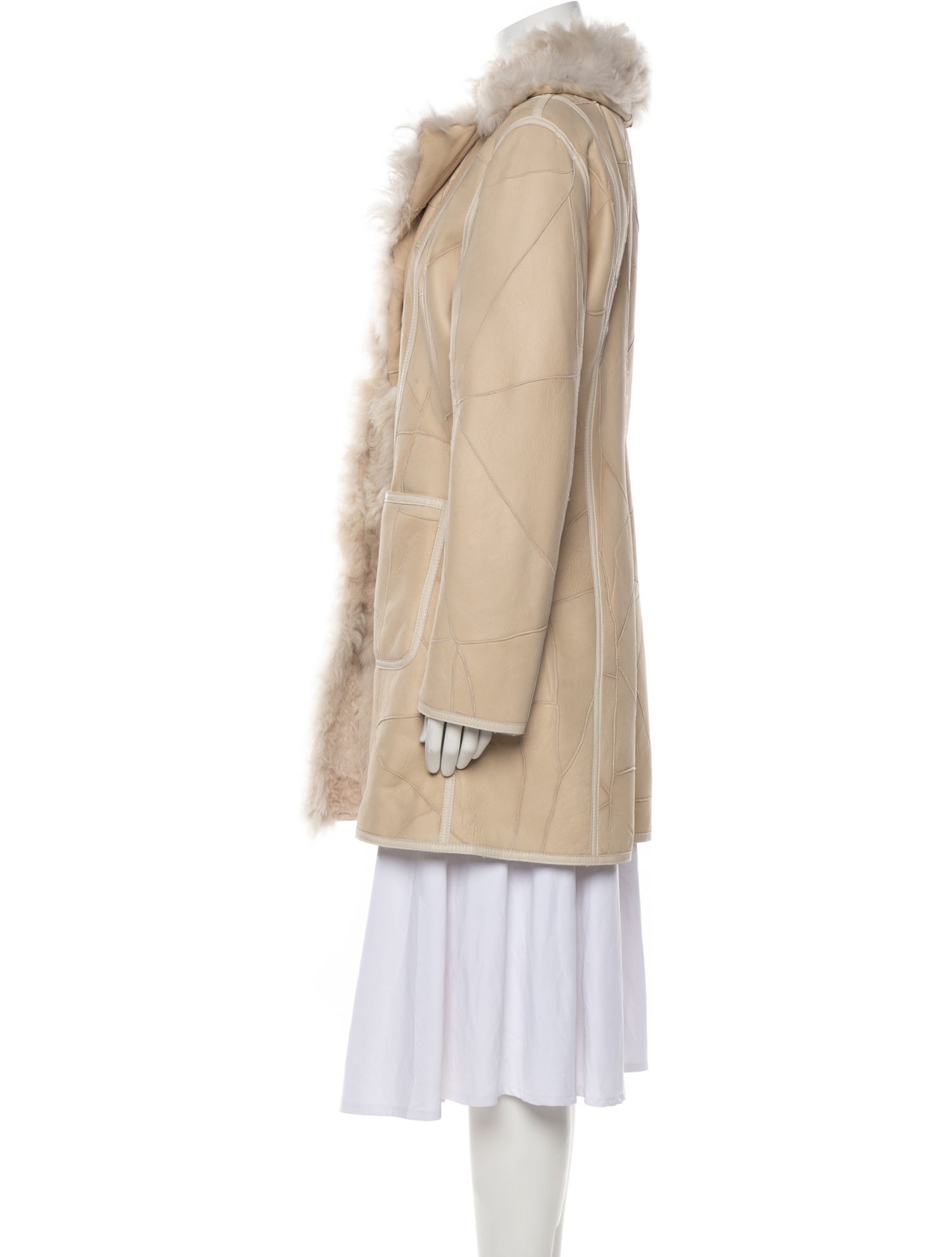 Wolfie Fur Shearling Fur Coat