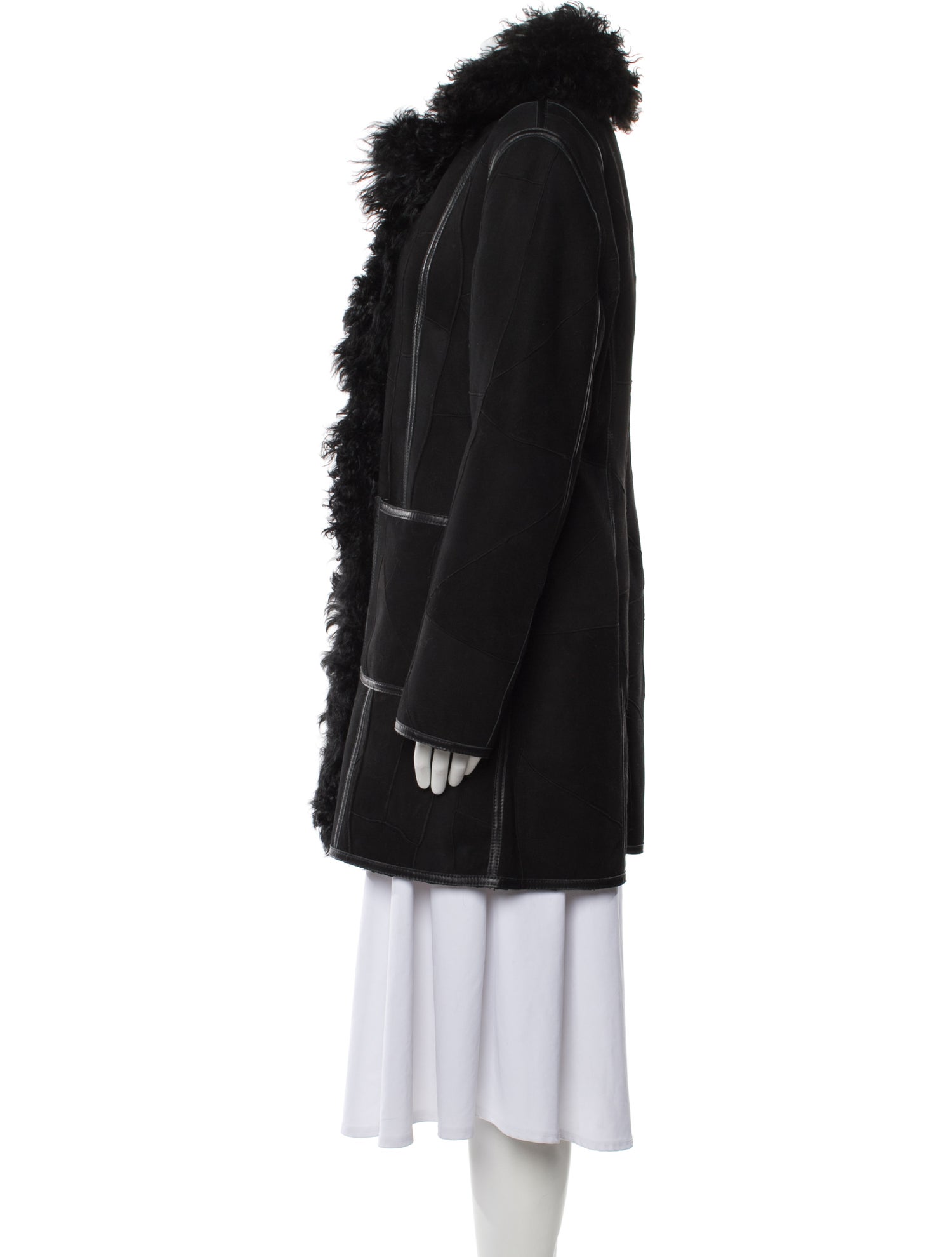 Wolfie Fur Shearling Fur Coat