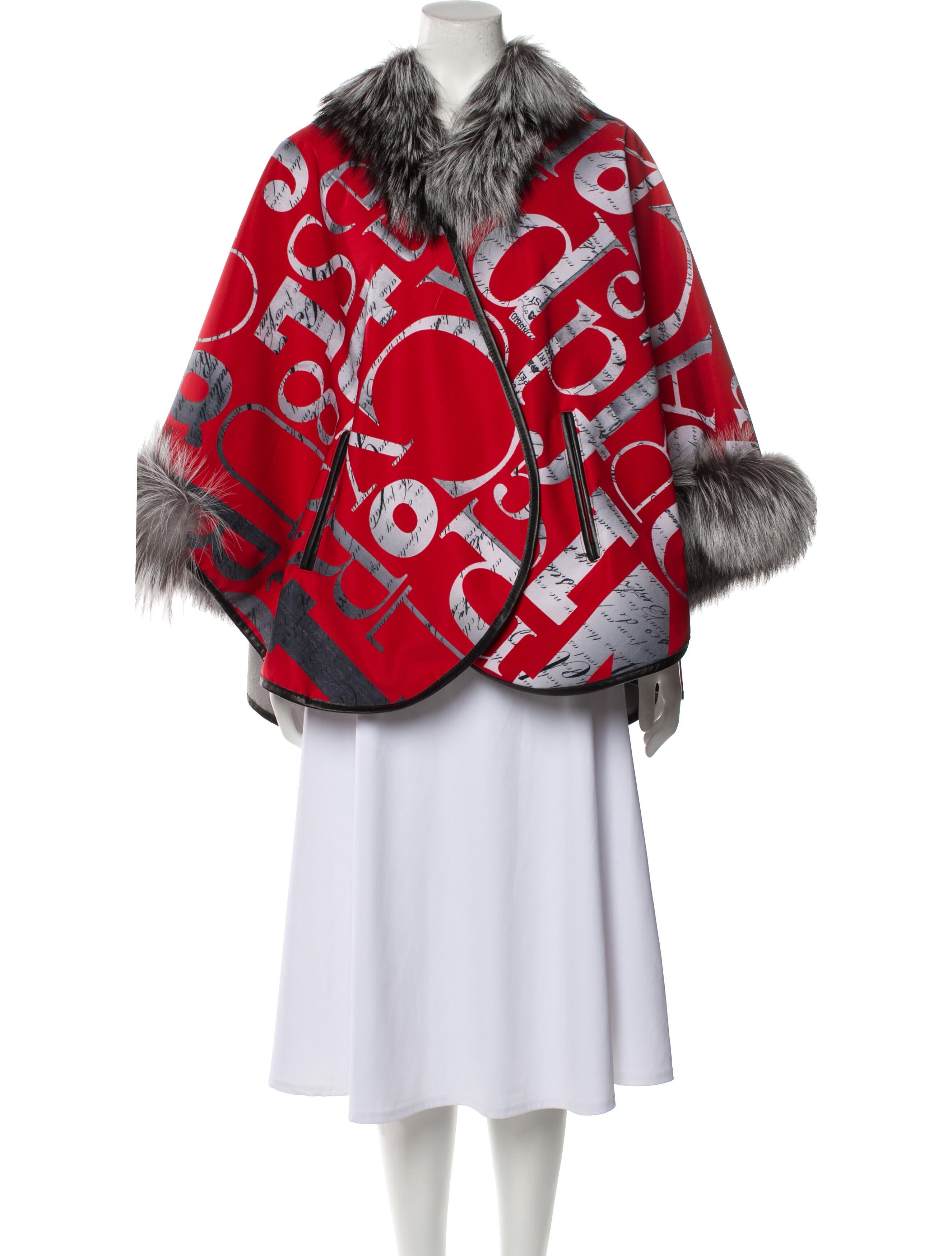 Wolfie Fur Printed Fur Jacket