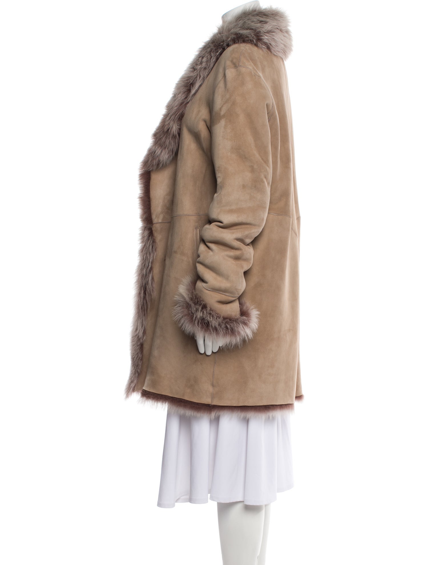 Wolfie Fur Shearling Fur Coat