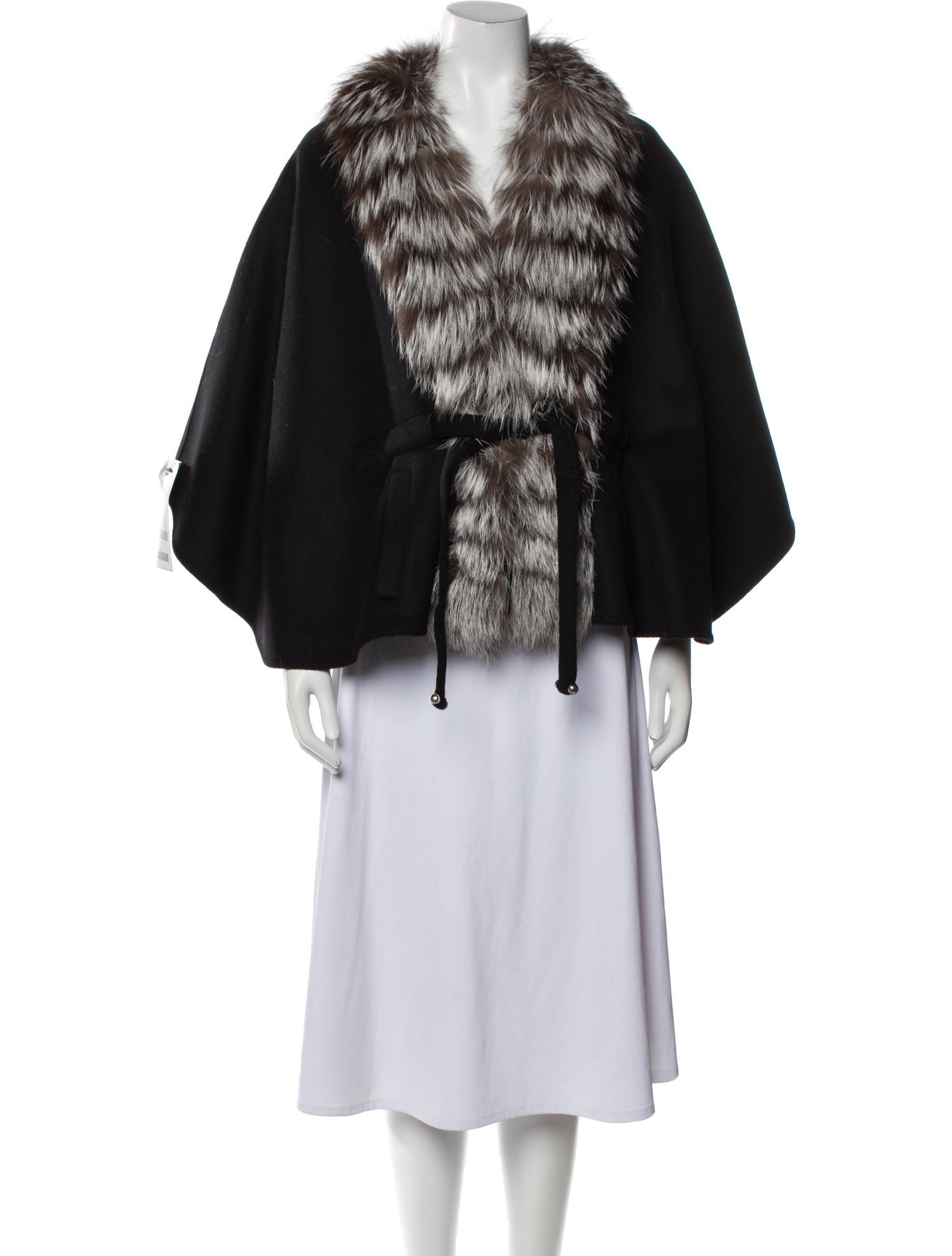 Wolfie Fur Wool Animal Print Fur Jacket