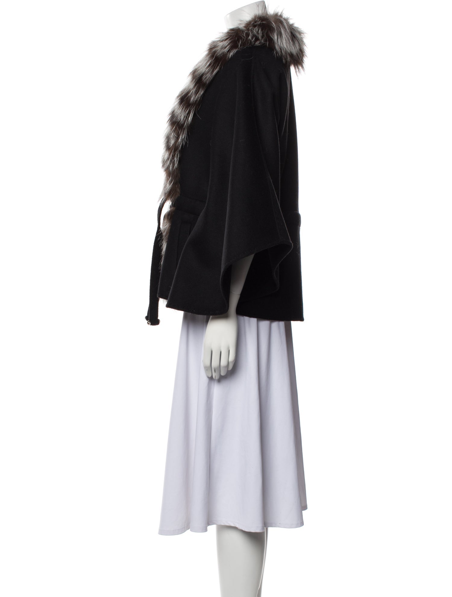 Wolfie Fur Wool Animal Print Fur Jacket