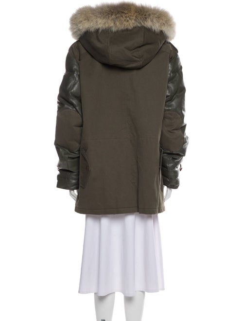 Wolfie Fur Leather Fur Coat