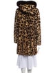 Wolfie Fur Mink Animal Print Fur Coat