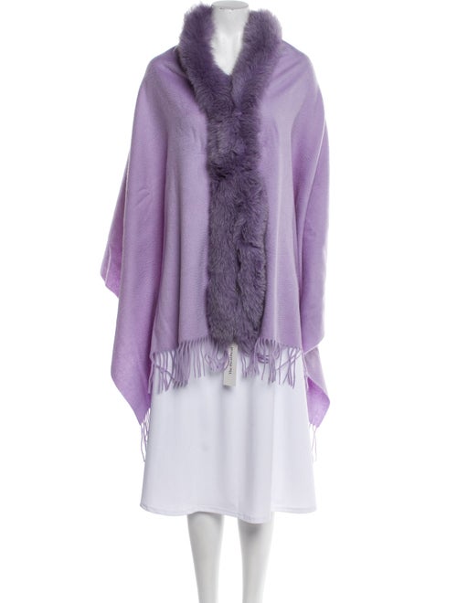 Wolfie Fur Wool Shawl