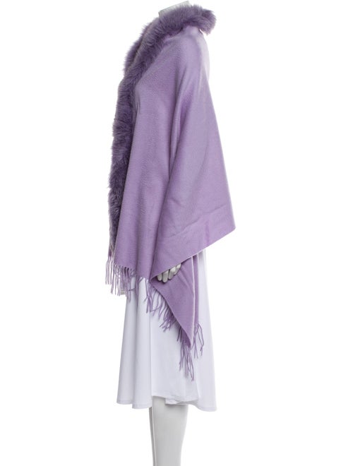 Wolfie Fur Wool Shawl