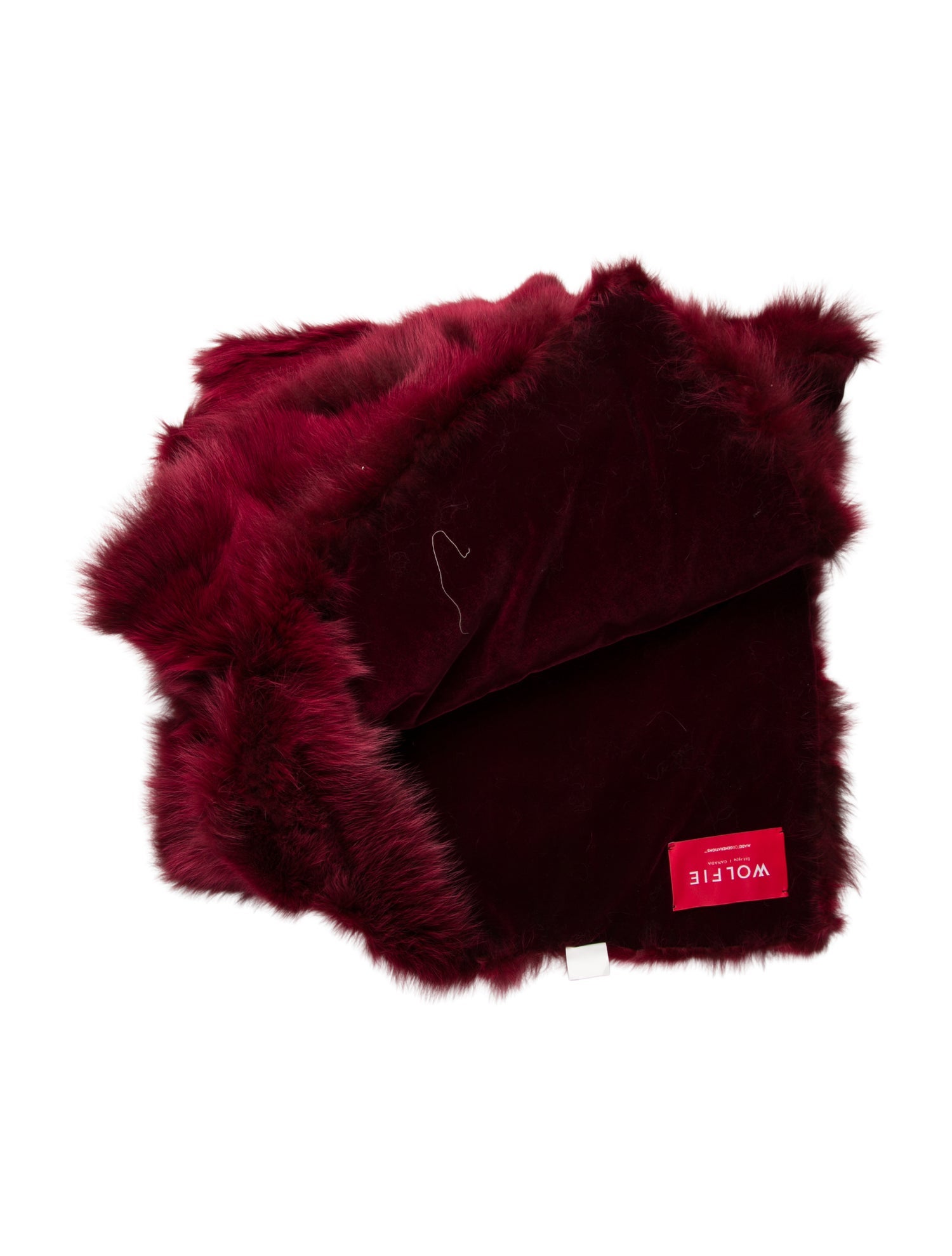 Wolfie Fur Dyed Fox Throw Blanket