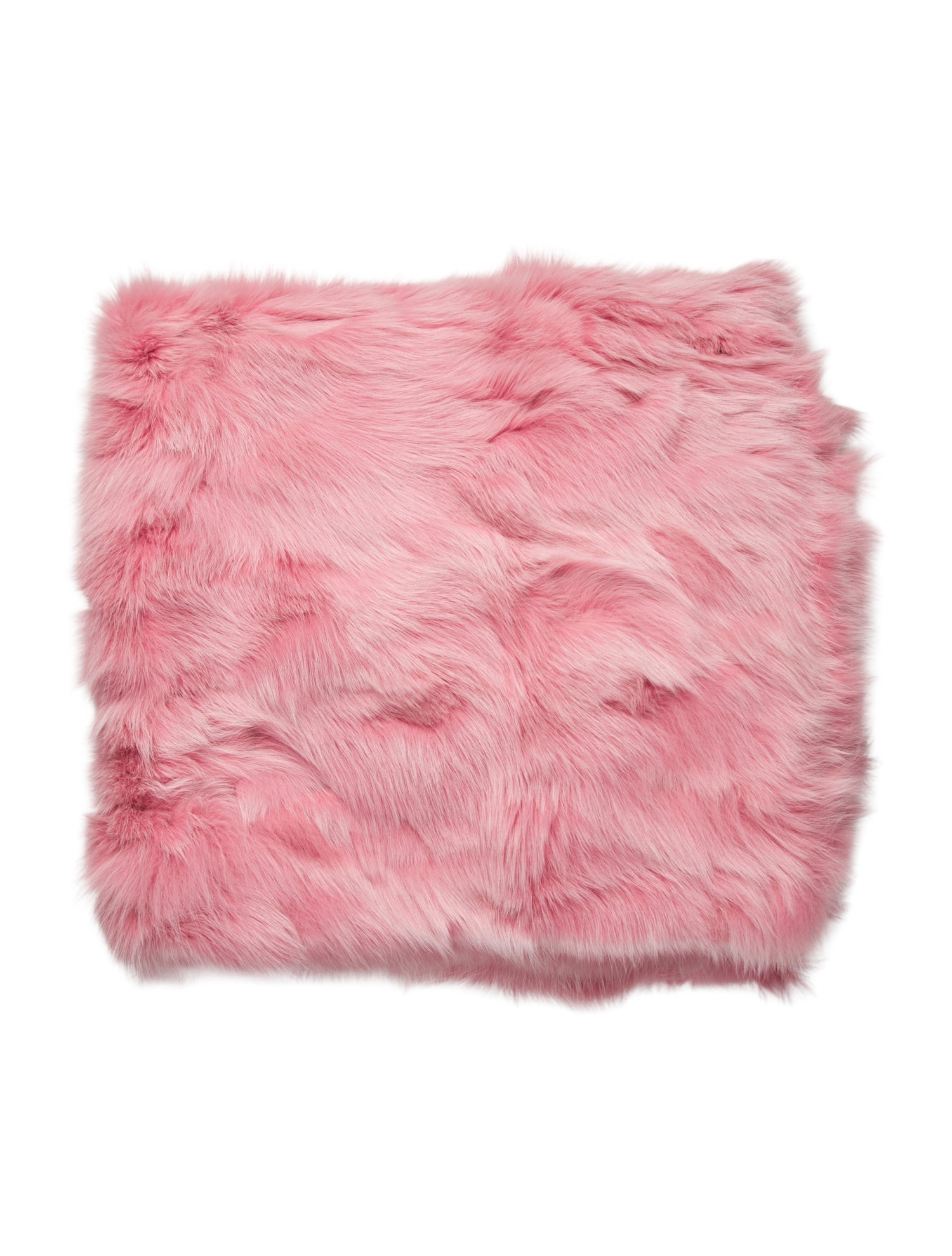 Wolfie Fur Dyed Fox Throw Blanket