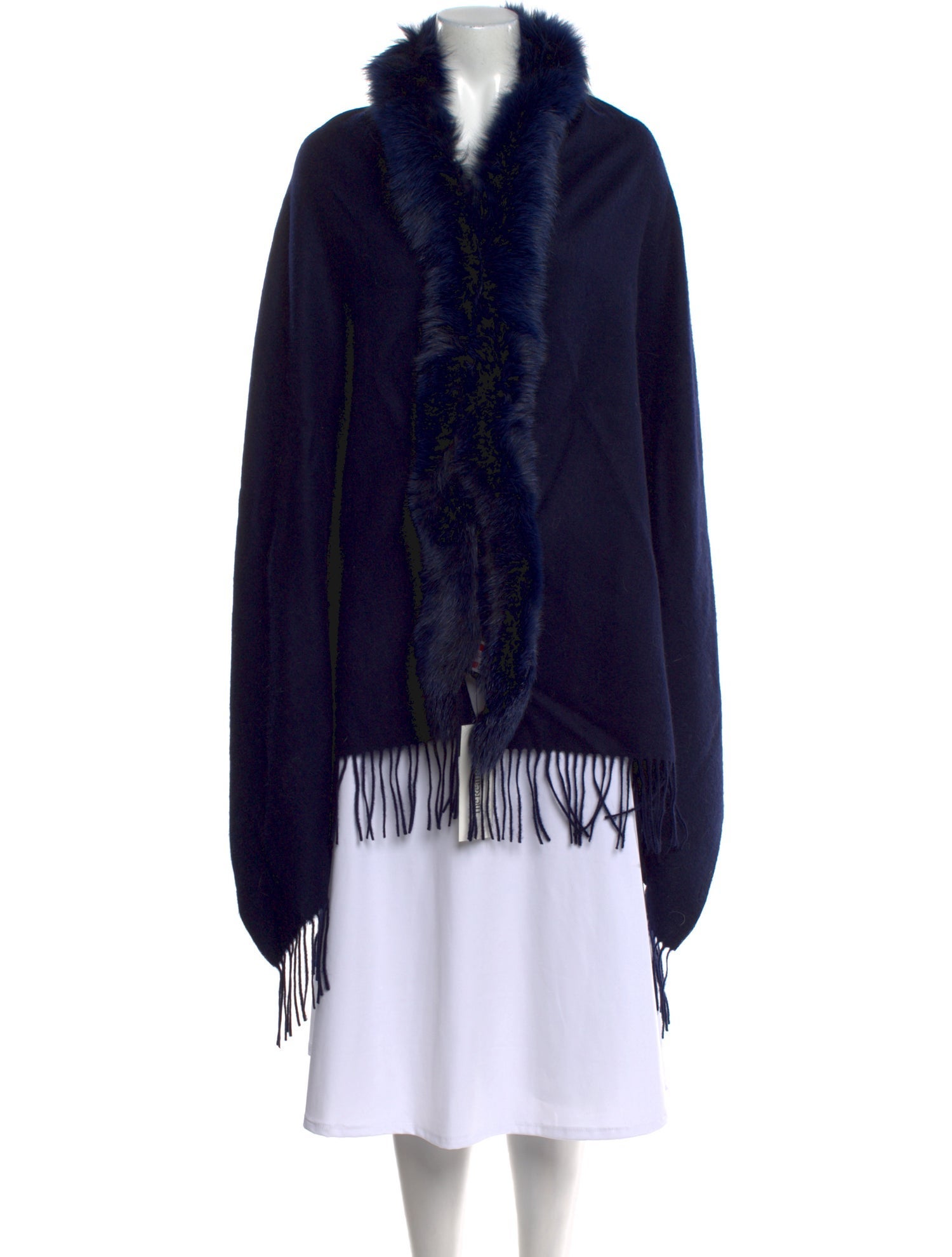 Wolfie Fur V-Neck Sweater