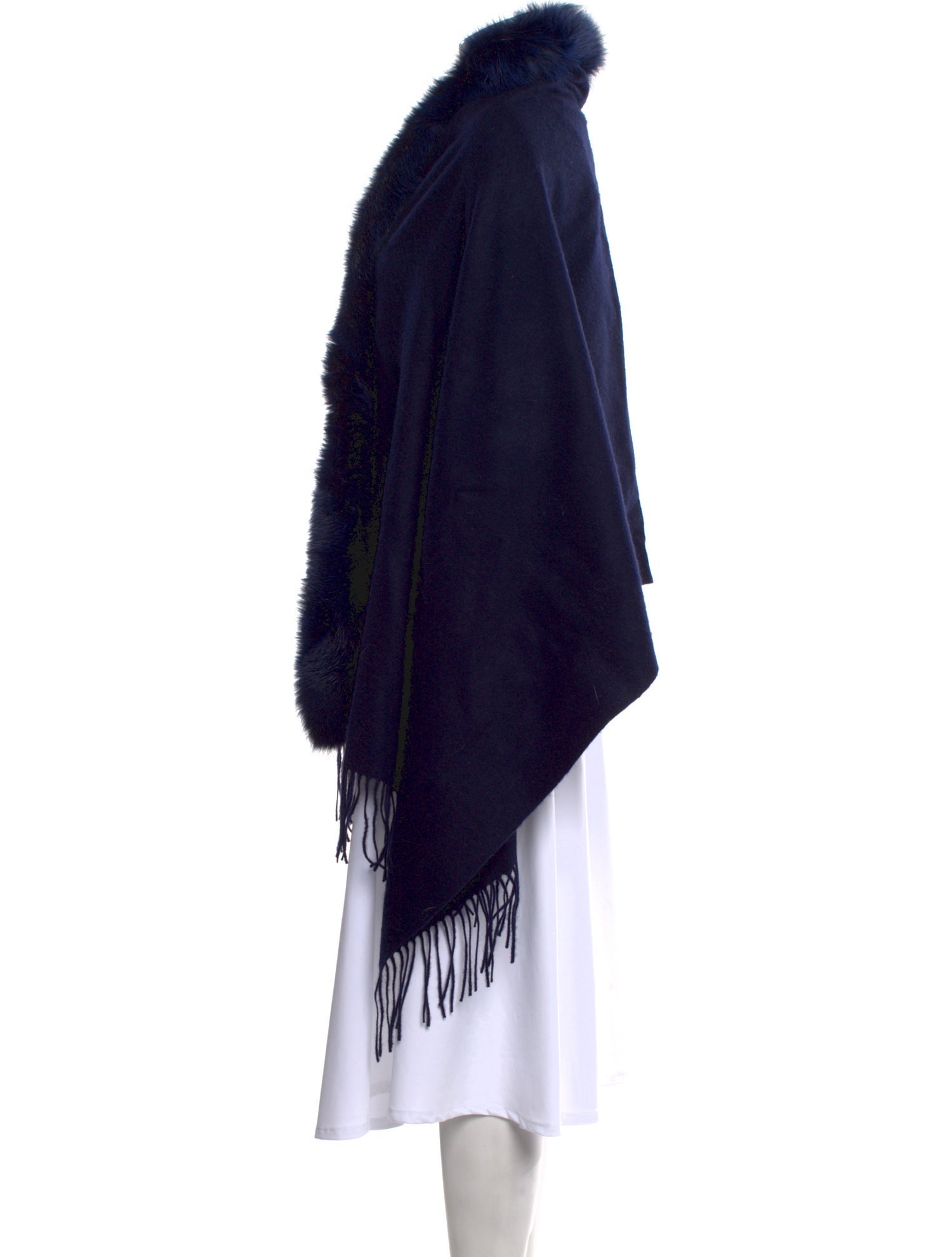 Wolfie Fur V-Neck Sweater