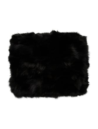 Wolfie Fur Dyed Fox Throw Blanket