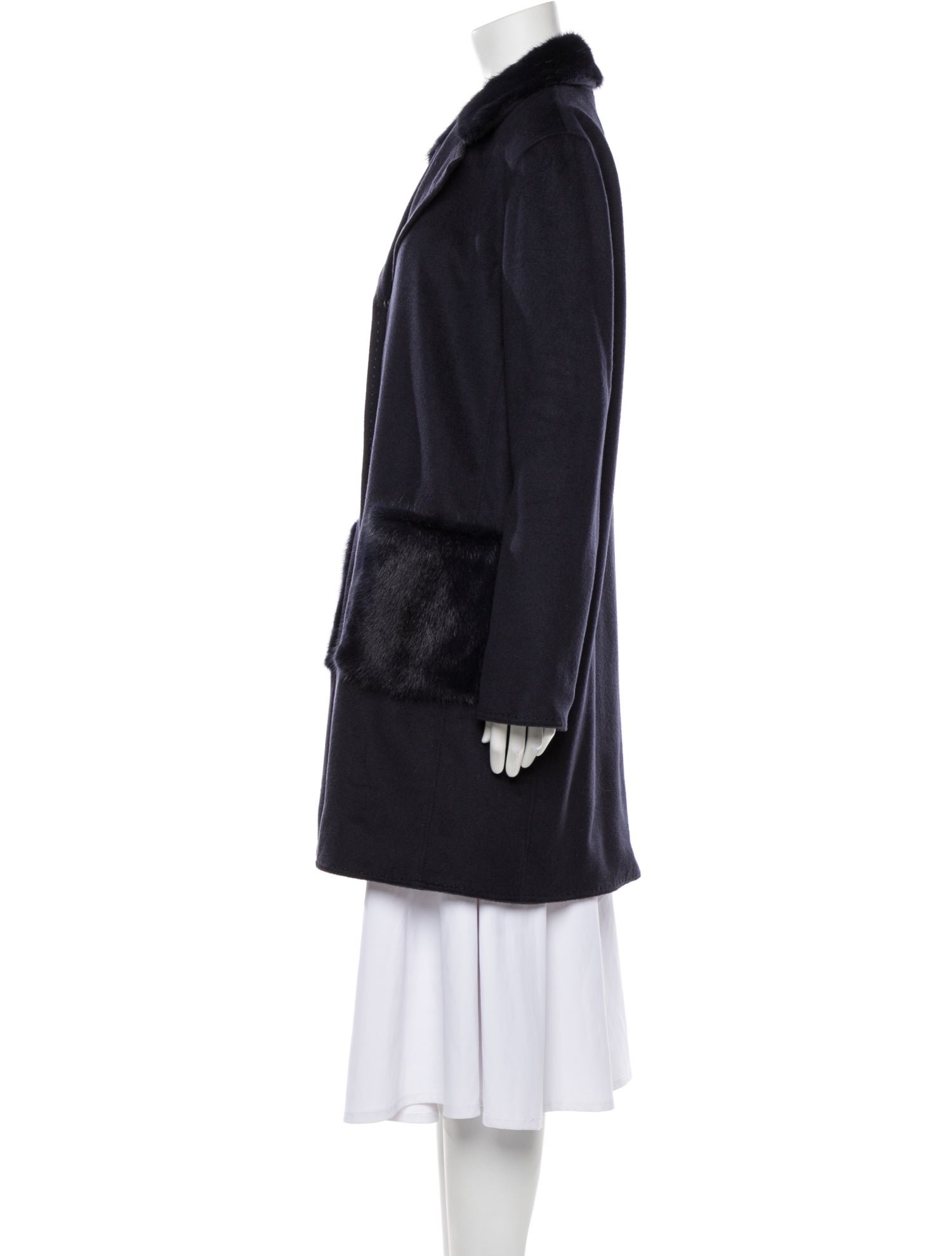 Wolfie Fur Wool Faux Fur Coat w/ Tags