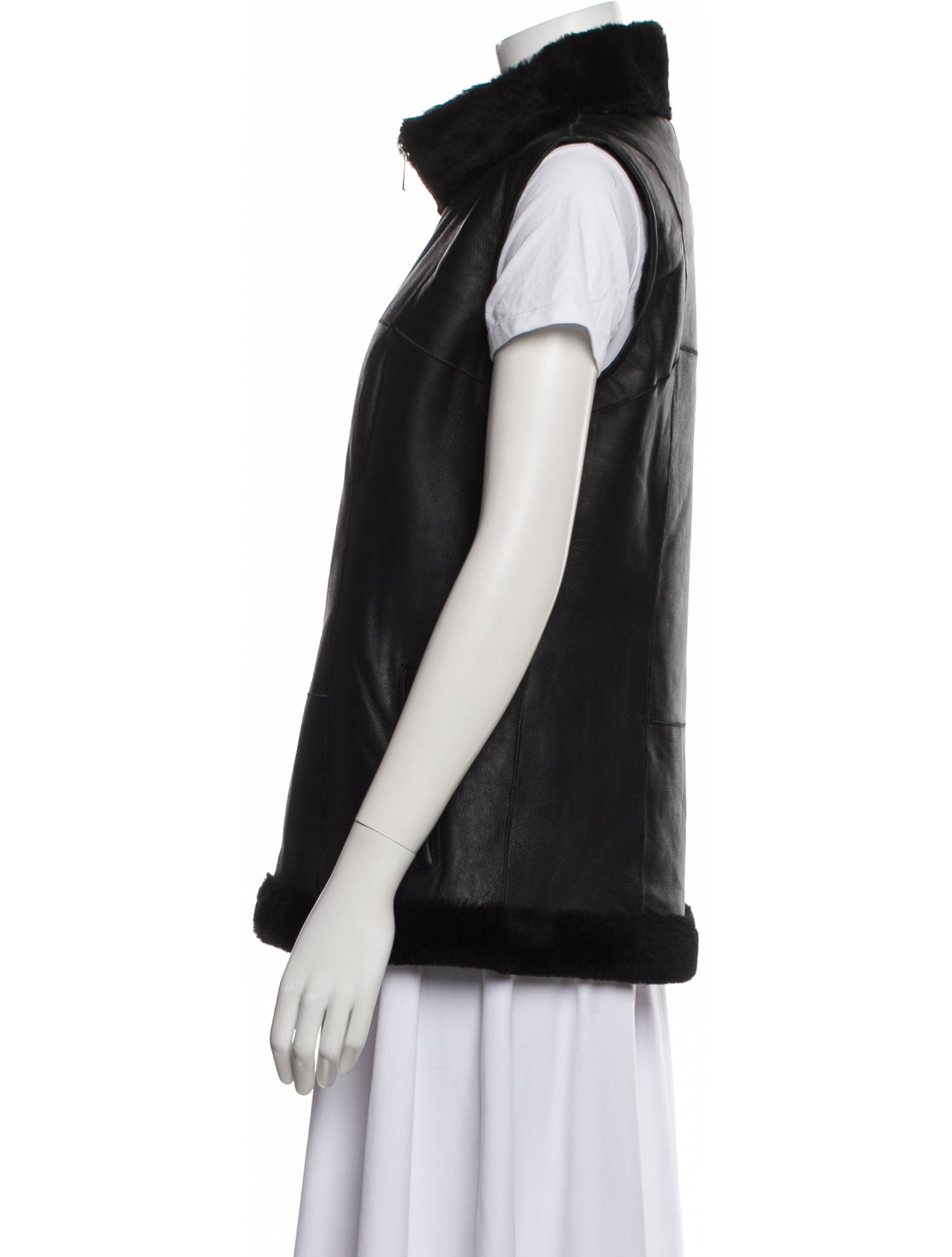 Wolfie Fur Leather Fur Jacket