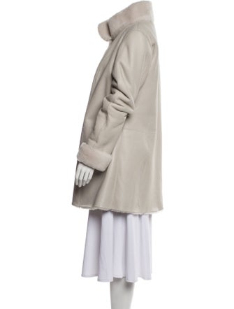 Wolfie Fur Leather Fur Coat