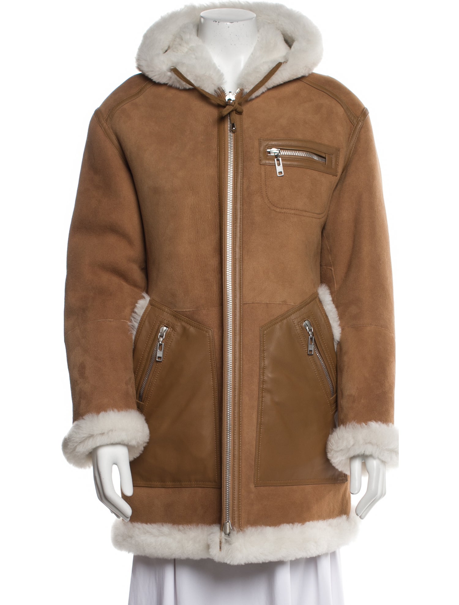 Wolfie Fur Suede Fur Coat