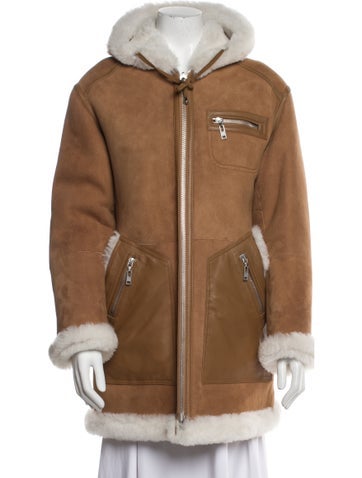 Wolfie Fur Coats Suede Coat XS