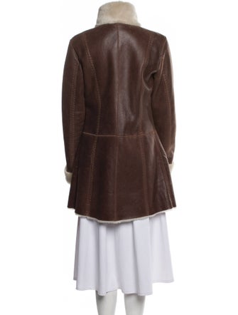 Wolfie Fur Leather Fur Coat