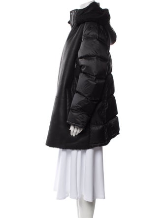 Wolfie Fur Leather Parka