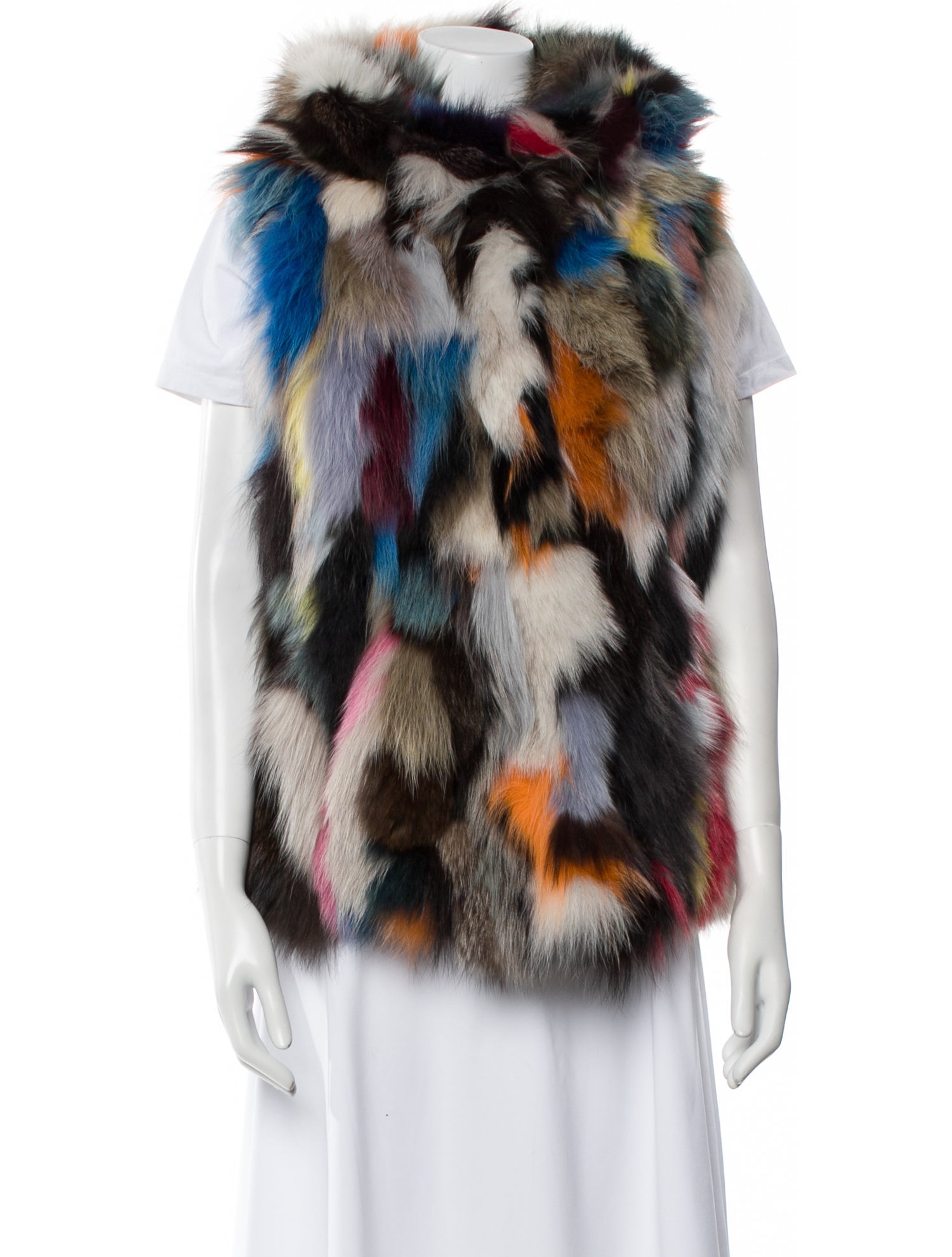 Wolfie Fur Fox Printed Fur Jacket