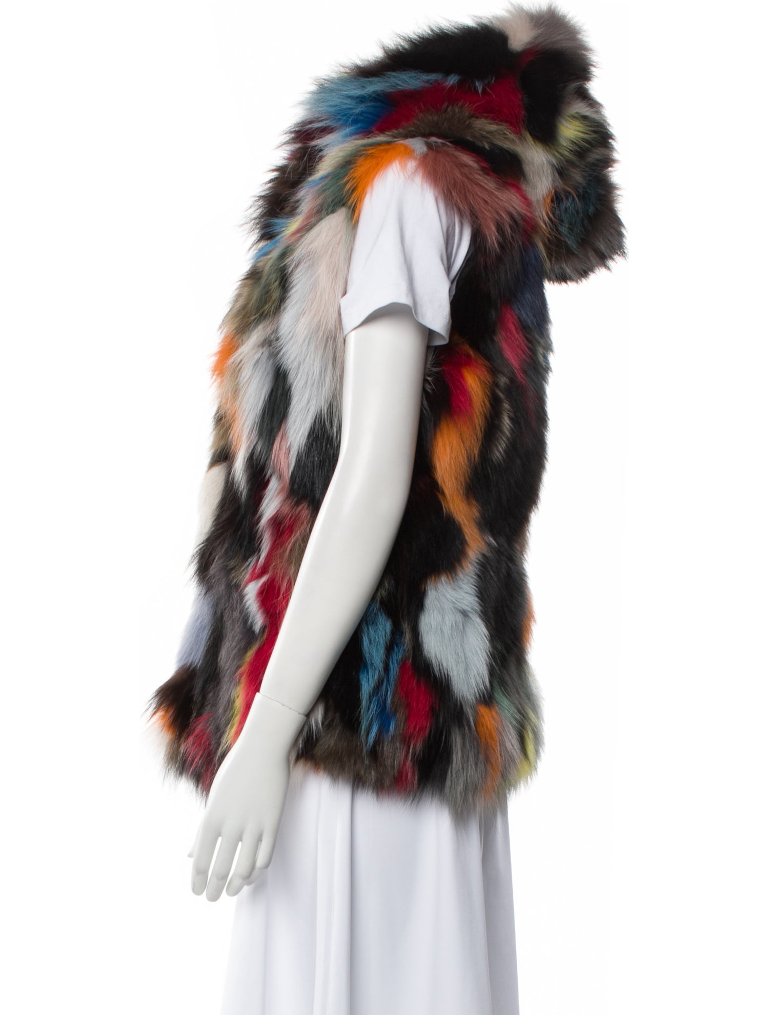 Wolfie Fur Fox Printed Fur Jacket