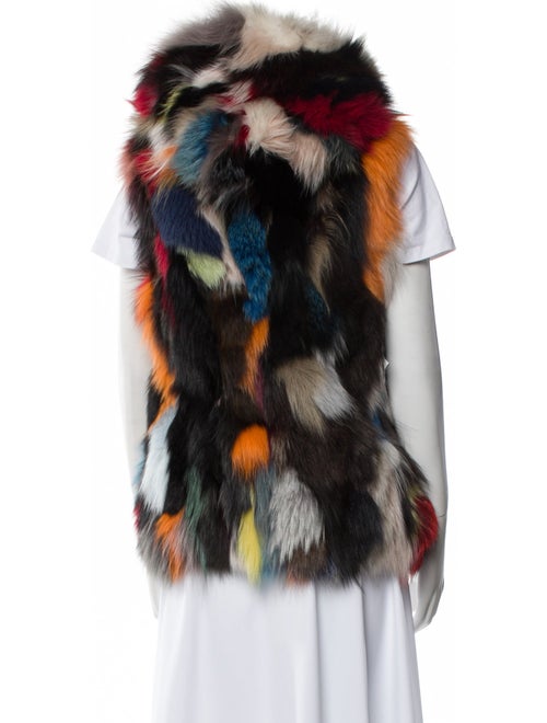 Wolfie Fur Fox Printed Fur Jacket