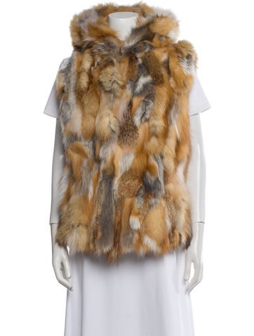 Wolfie Fur Jackets Fox Printed Jacket M