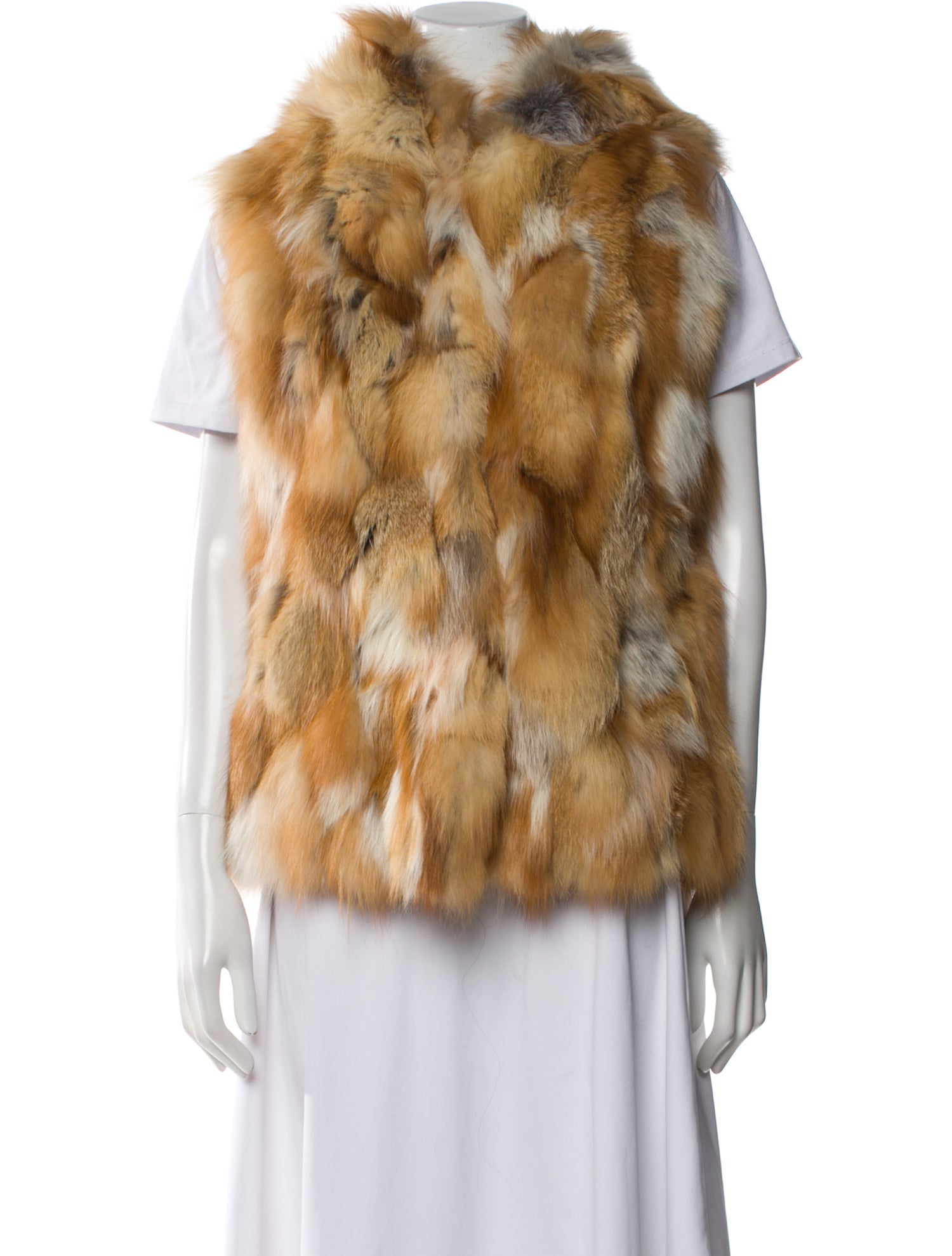 Wolfie Fur Fox Printed Vest