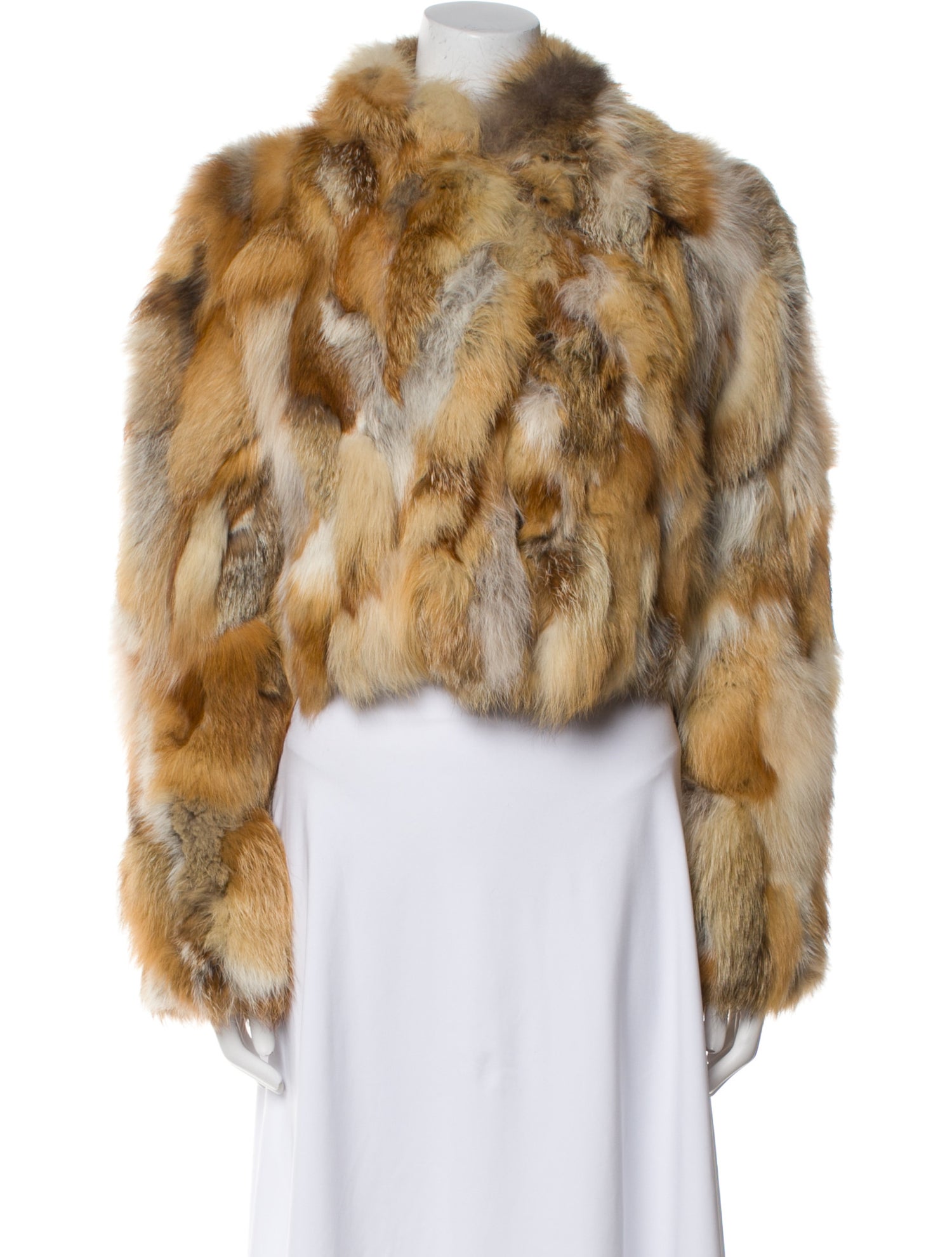 Wolfie Fur Fur Printed Fur Jacket