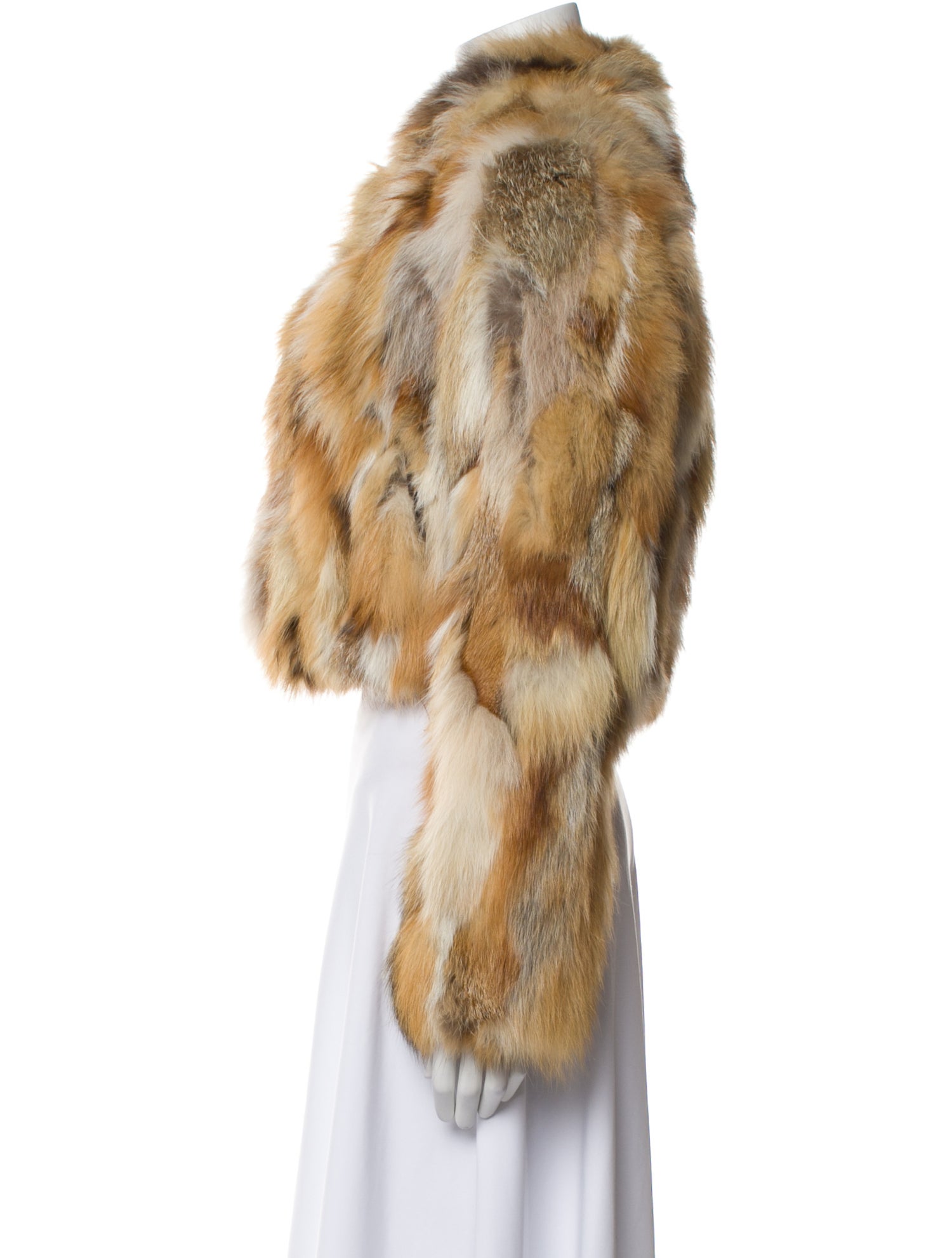 Wolfie Fur Fur Printed Fur Jacket