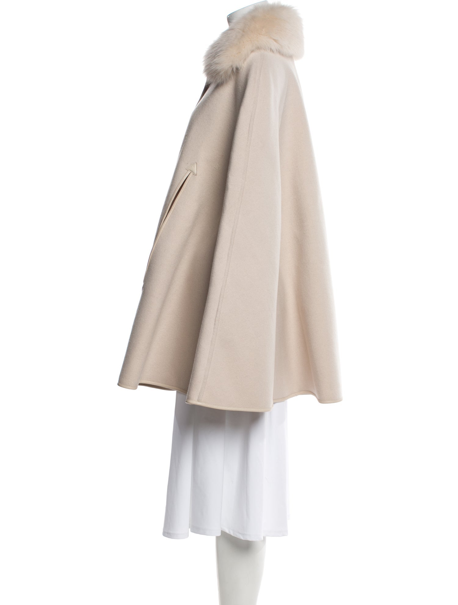 Wolfie Fur Wool Coat