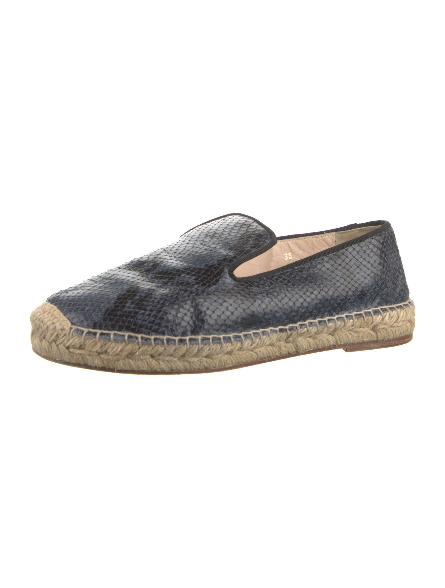 Elyse Walker Snakeskin Animal Print Espadrilles