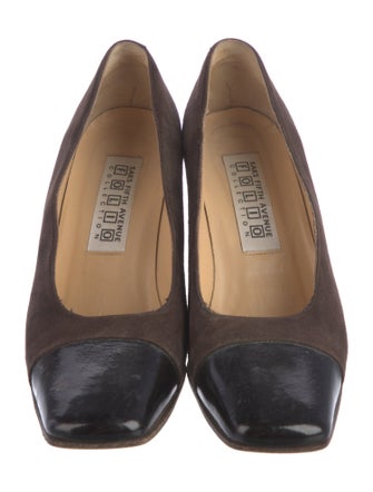 Elyse Walker Suede Slides