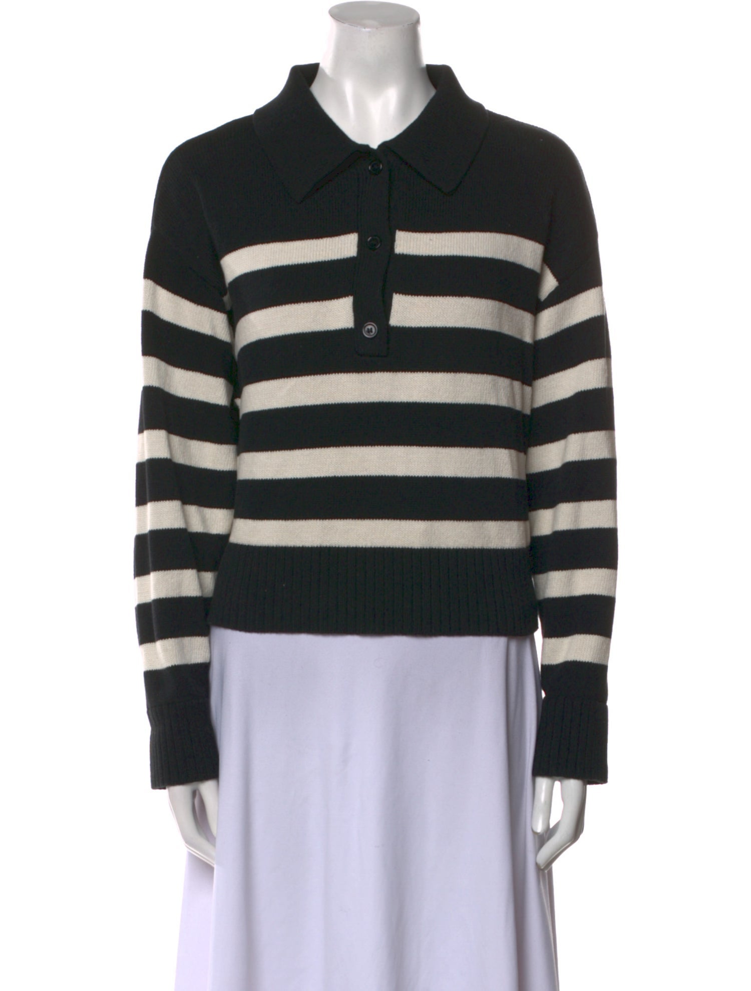 Elyse Walker Striped Crew Neck Sweater