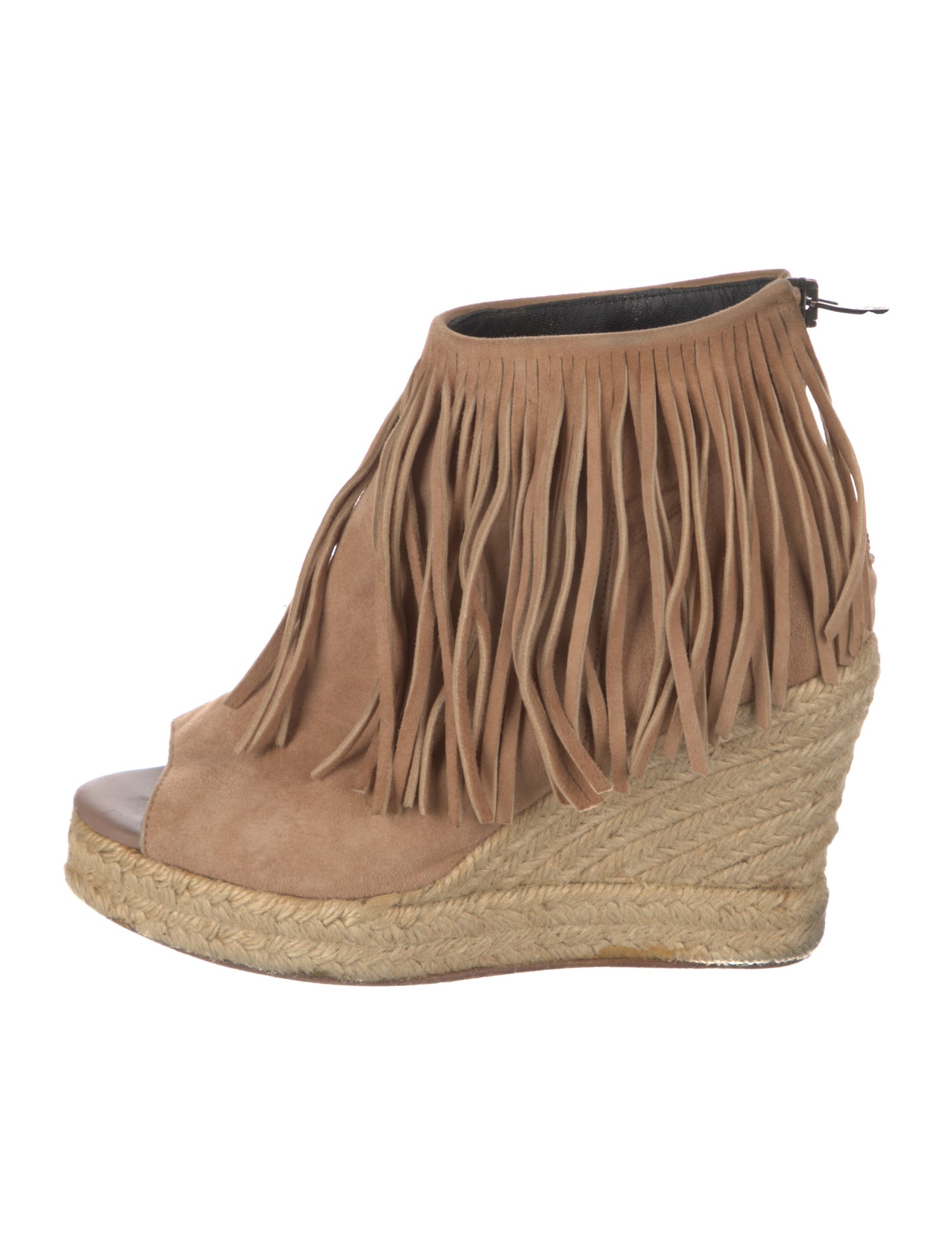 Elyse Walker Suede Colorblock Pattern Boots