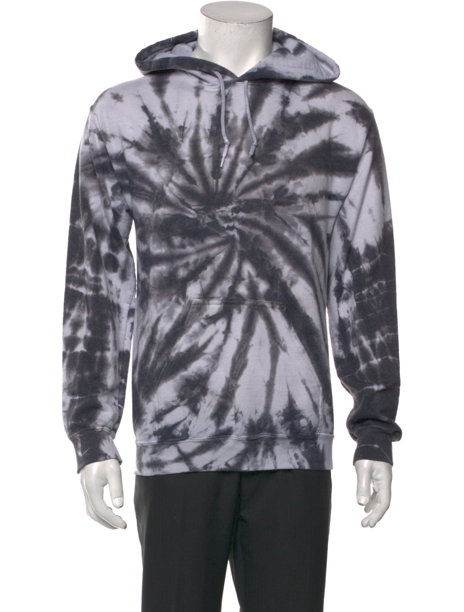 Elyse Walker Tie-Dye Print Crew Neck Hoodie
