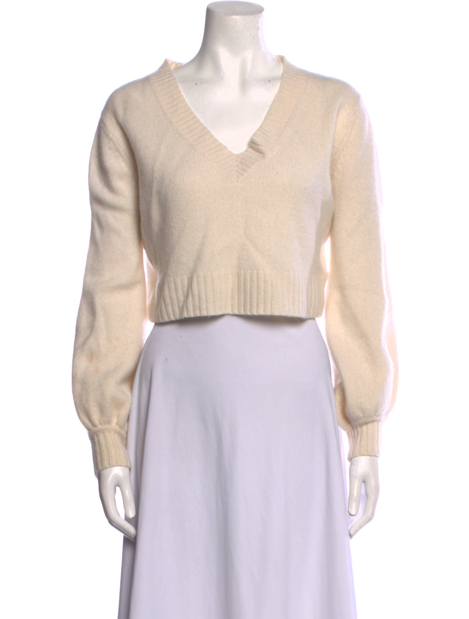 Elyse Walker Cashmere V-Neck Sweater