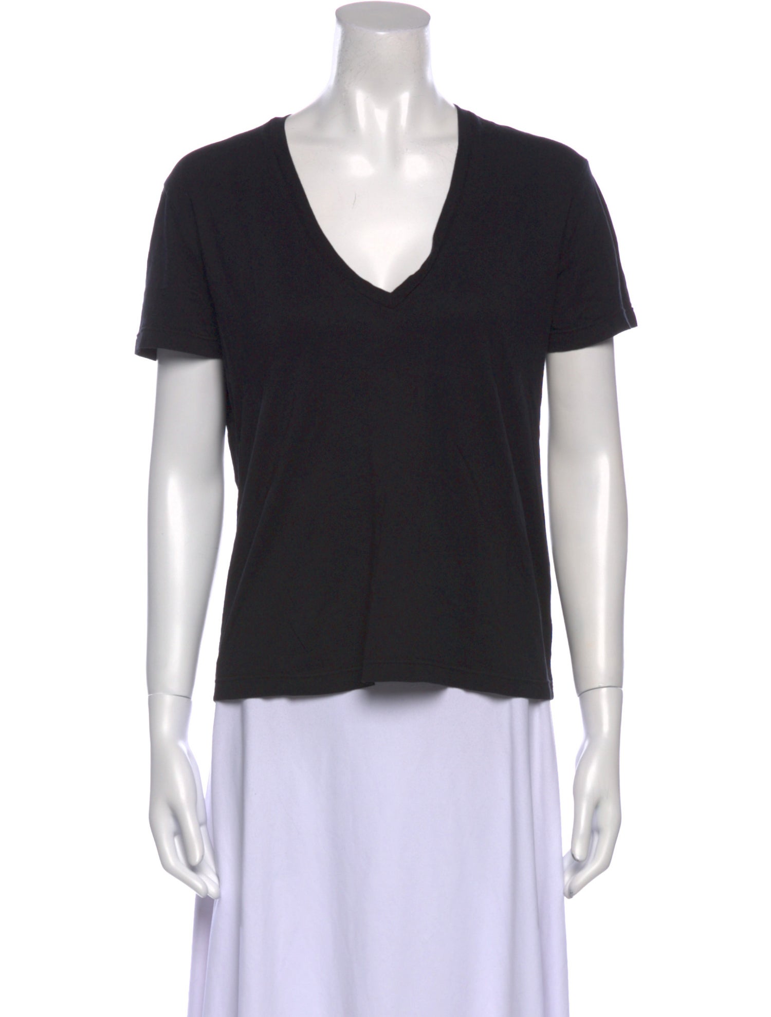 Elyse Walker V-Neck Short Sleeve T-Shirt