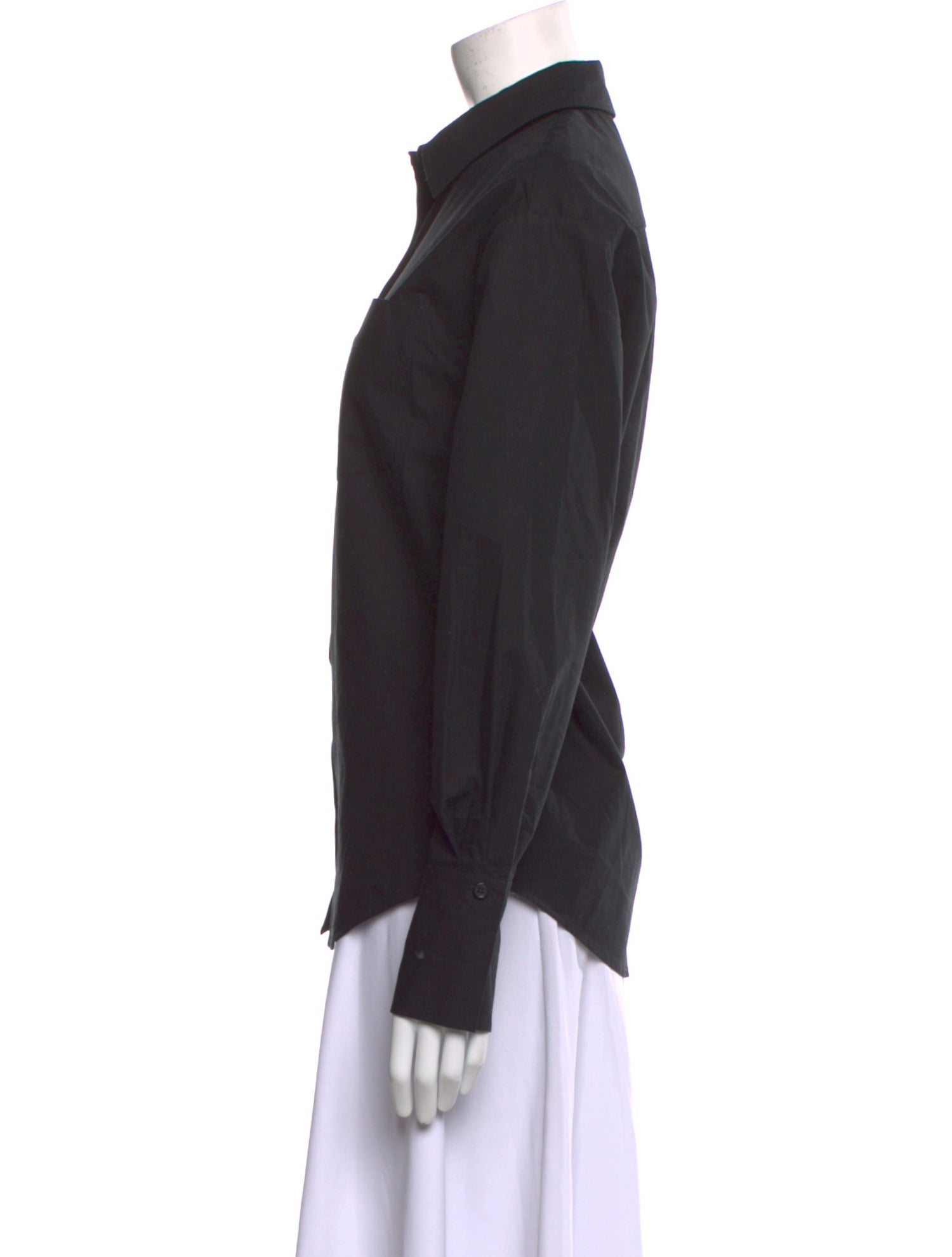 Elyse Walker Long Sleeve Button-Up Top