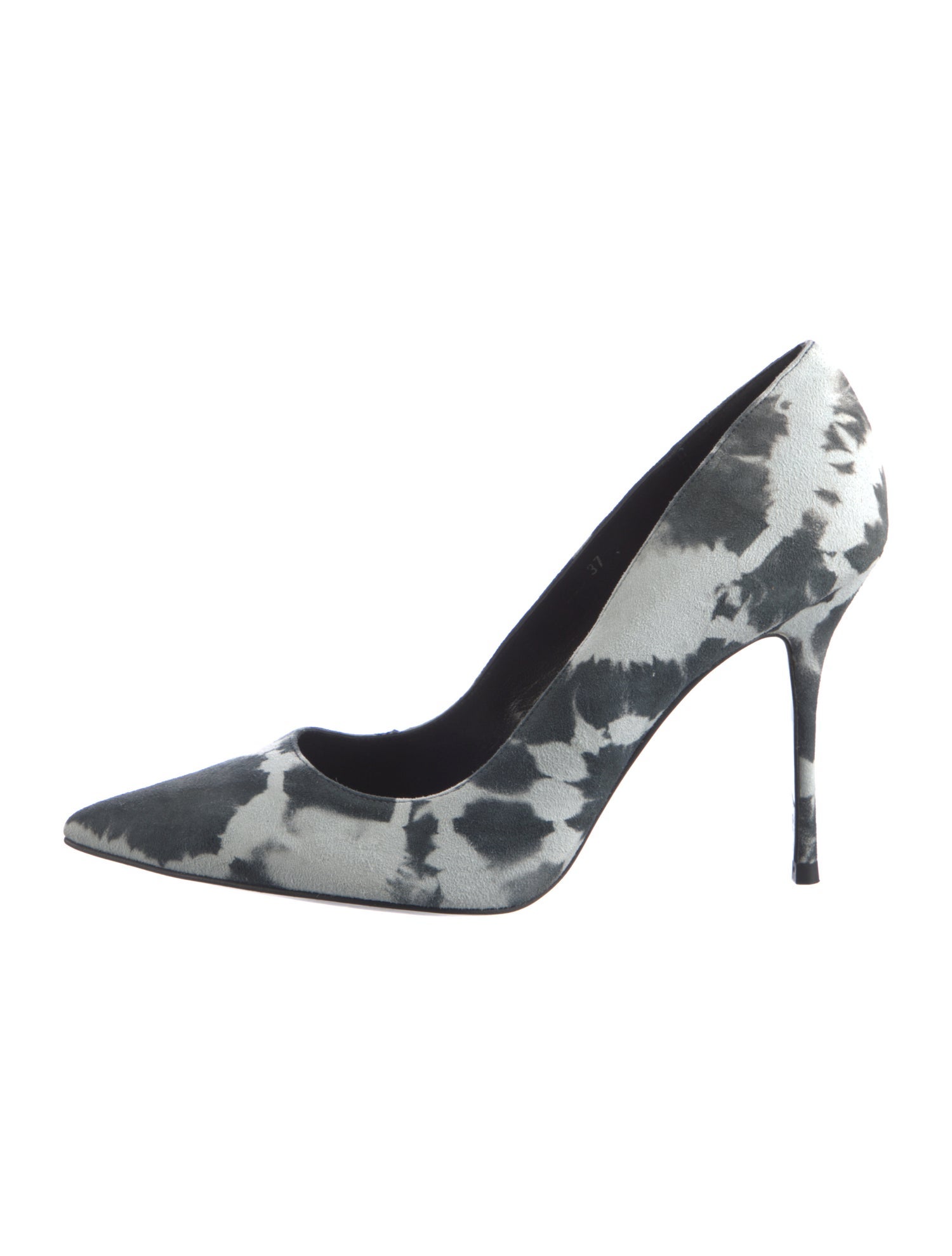 Elyse Walker Suede Tie-Dye Print Slingback Pumps