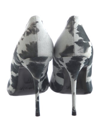 Elyse Walker Suede Tie-Dye Print Slingback Pumps