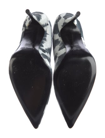 Elyse Walker Suede Tie-Dye Print Slingback Pumps