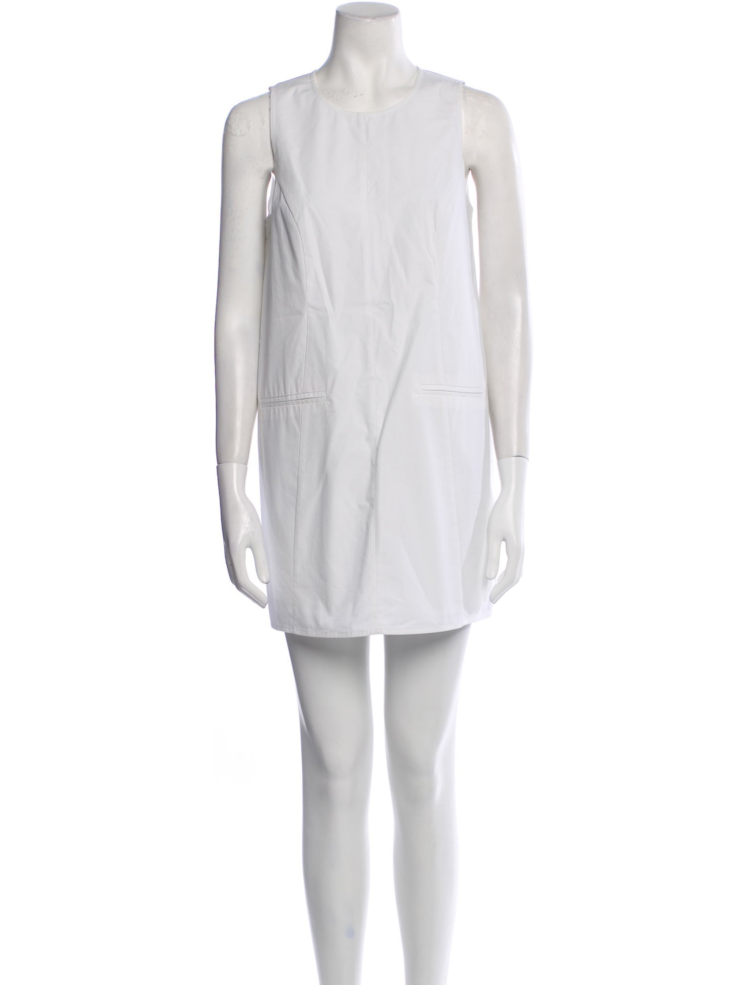 Elyse Walker Crew Neck Mini Dress