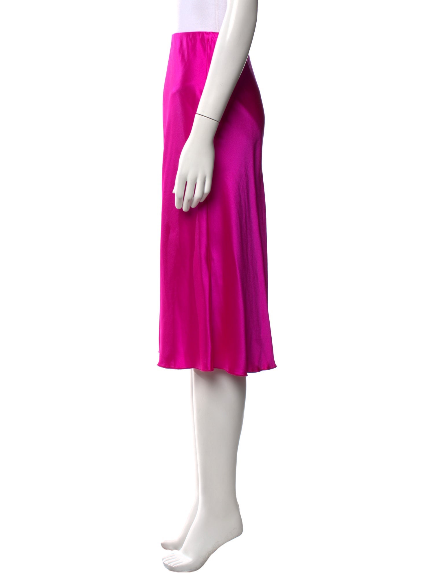 Elyse Walker Silk Knee-Length Skirt