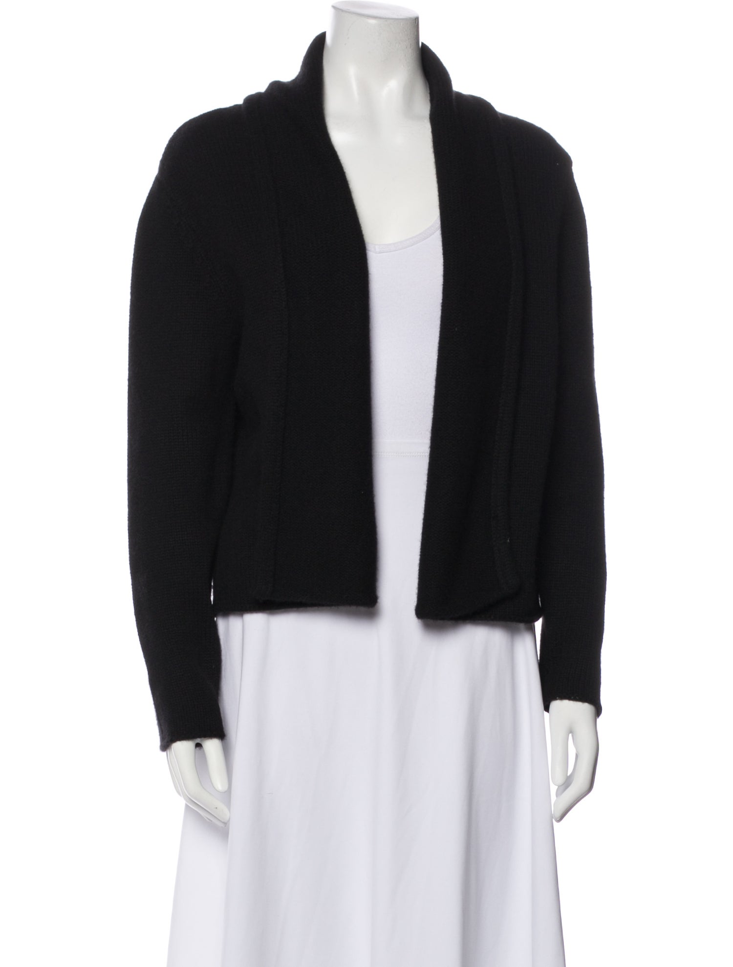 Elyse Walker Cashmere Open Front Sweater