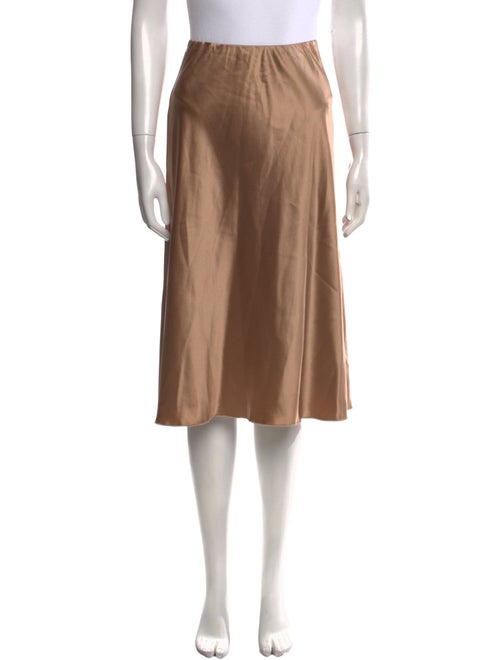 Elyse Walker Silk Knee-Length Skirt