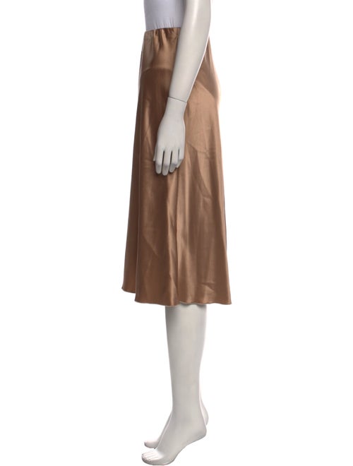Elyse Walker Silk Knee-Length Skirt